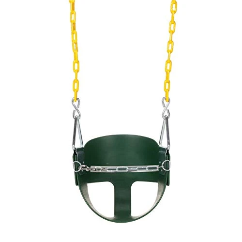 Half Bucket Swing with Chains
