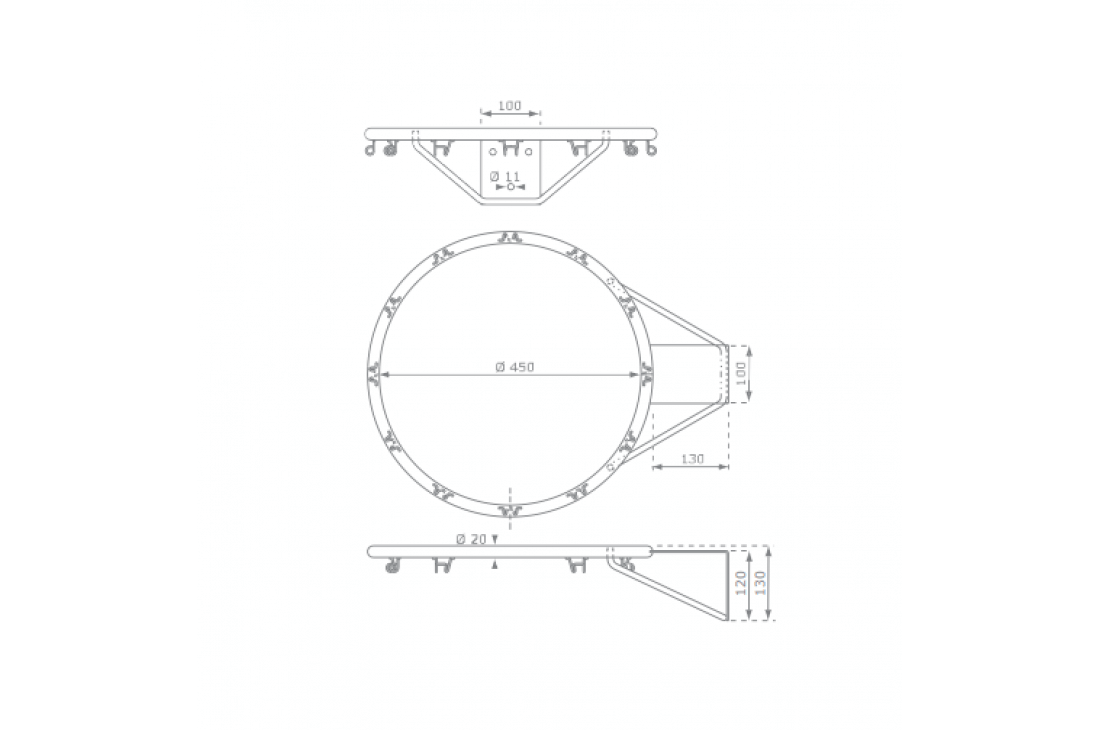 π Basketball Hoop Ring with Net β Professional Size