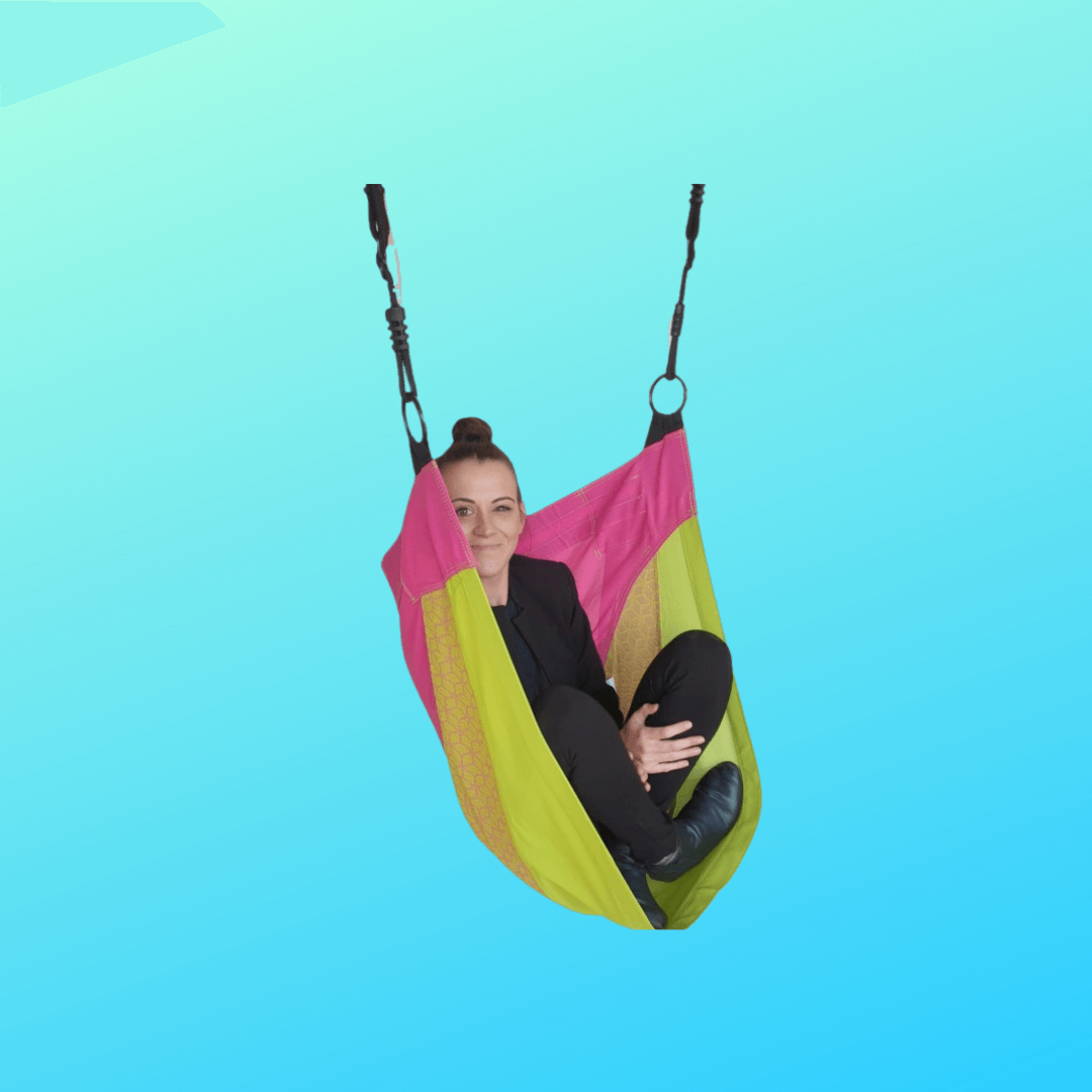 adult in denoh cacoon swing in nz