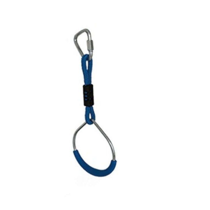 blue gym ring for ninja course