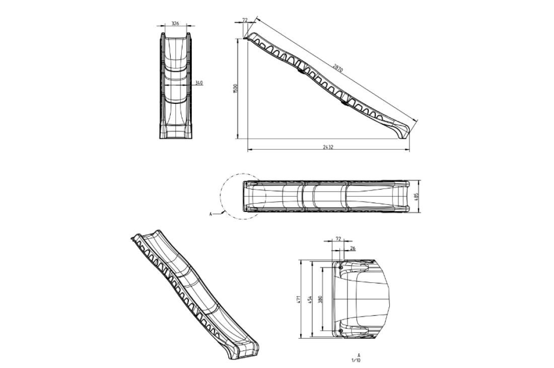 Water Wave Slide 'Rocli' - KBT