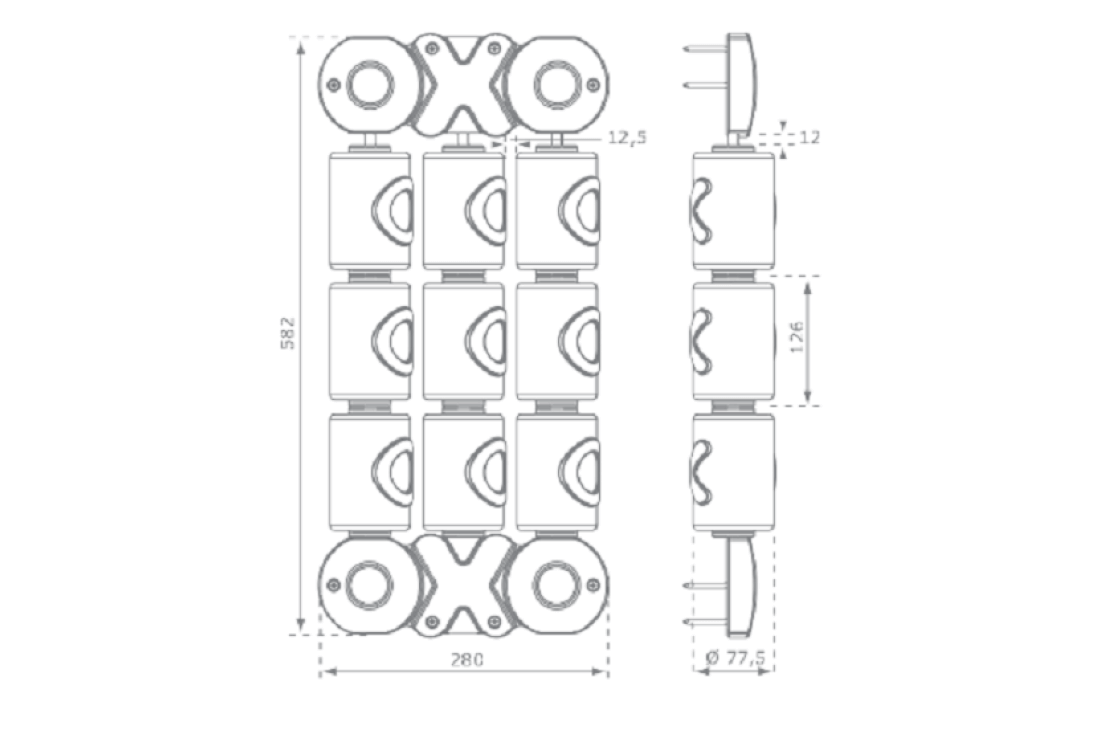 Tic Tac Toe Kit (XOX)