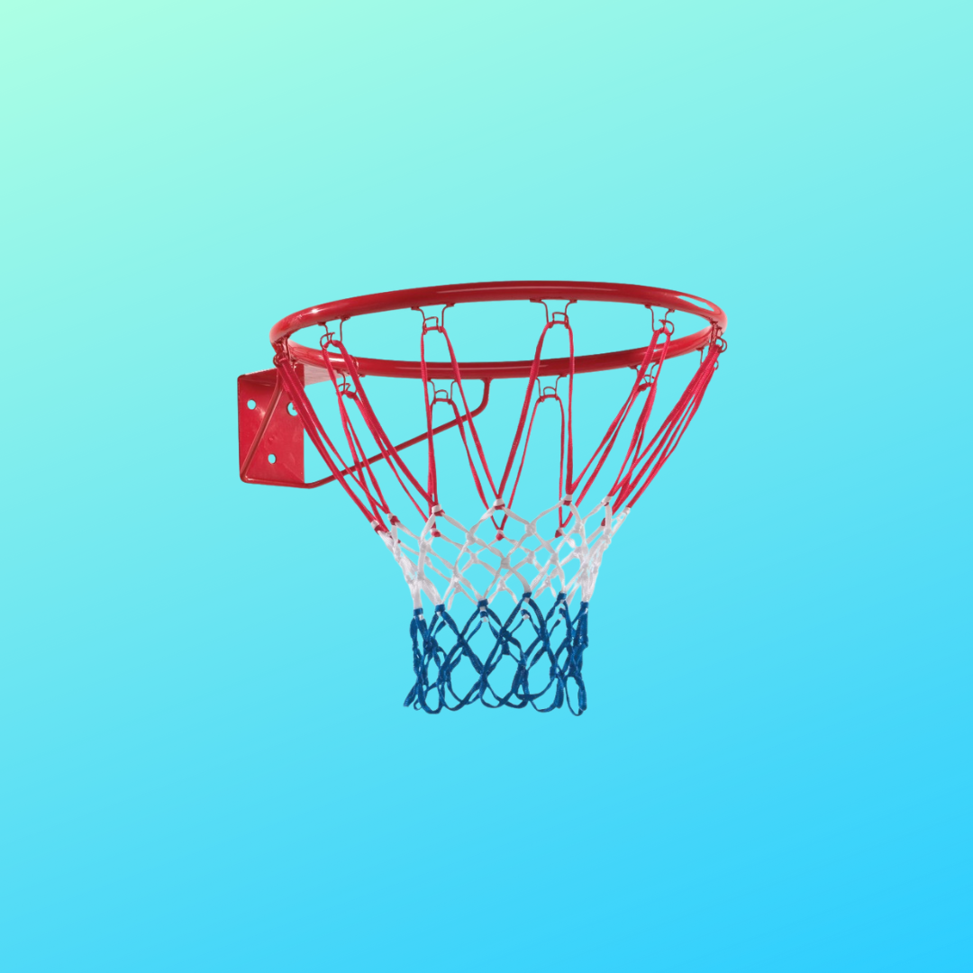 π Basketball Hoop Ring with Net β Professional Size