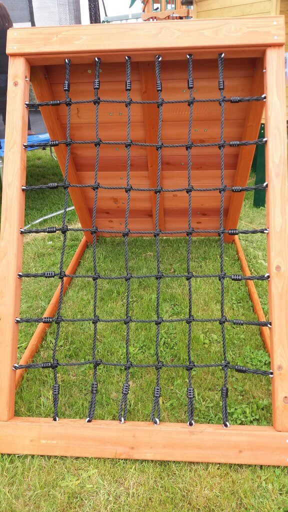 Climbing frame; Rock wall & scramble net