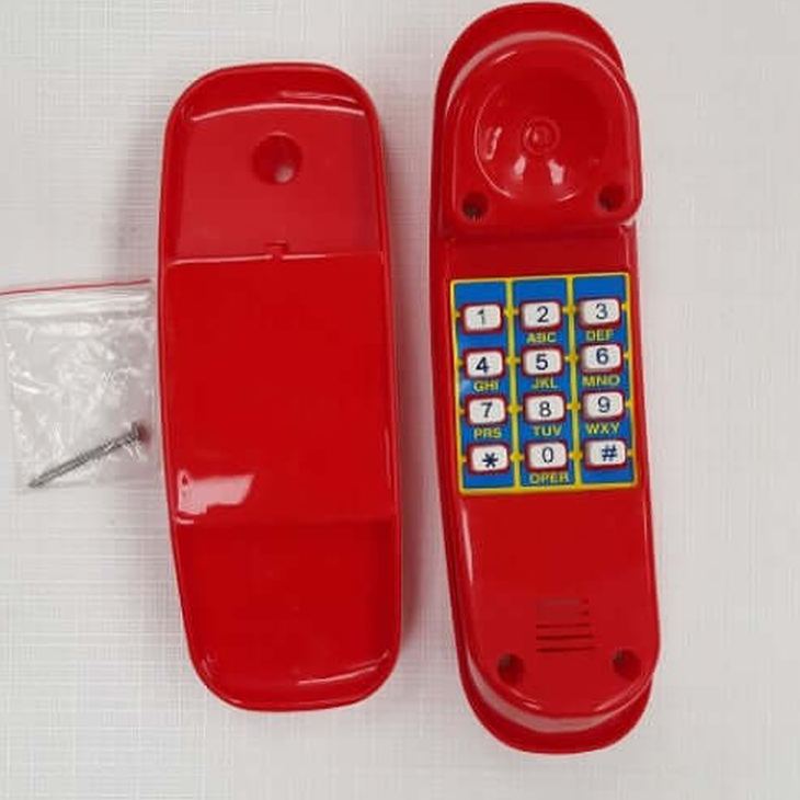 red playground telephone with working buttons and sounds in nz