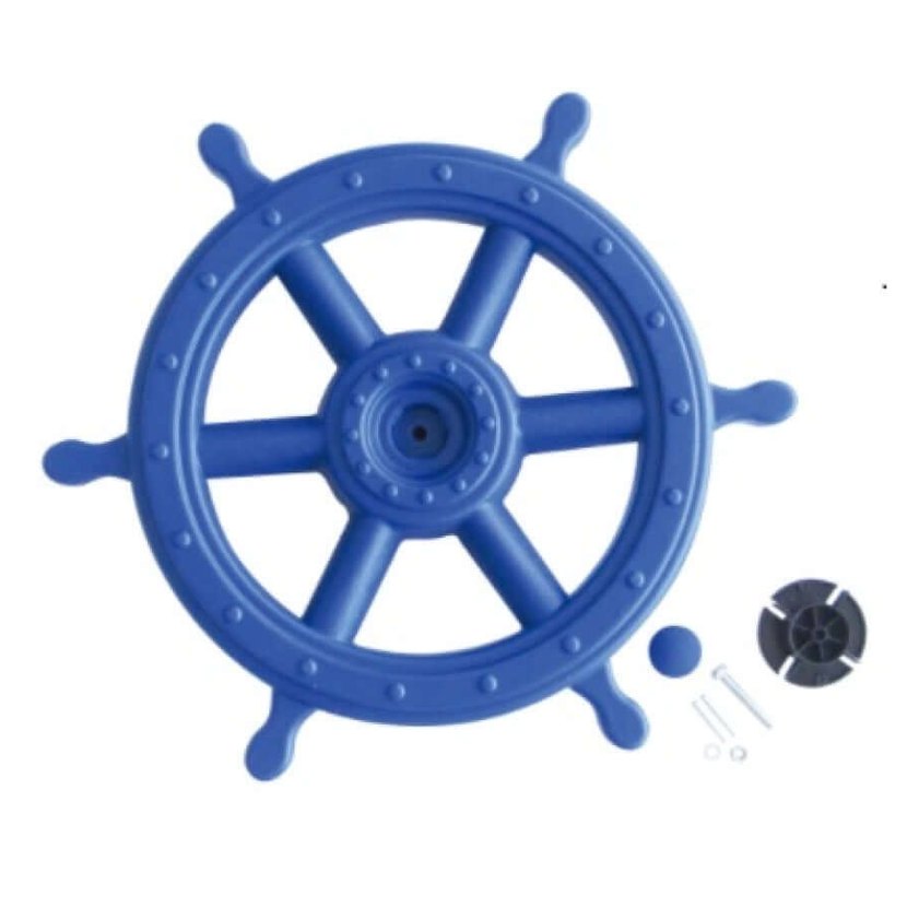 blue ship wheel for playground in nz