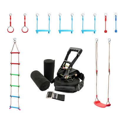 Ninja Slackline – Backyard Obstacle Challenge