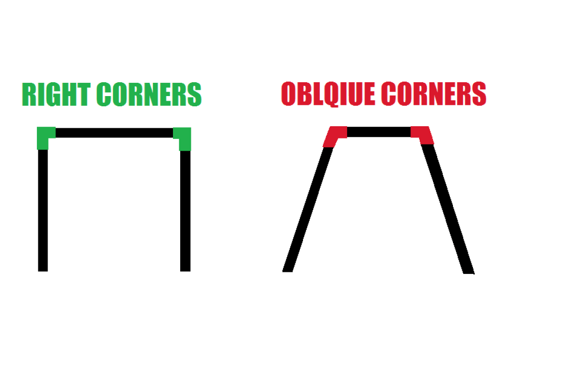 Swing Corner Bracket – Oblique (Square)