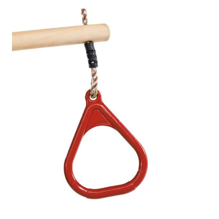 Trapeze bar, rings on PP ropes