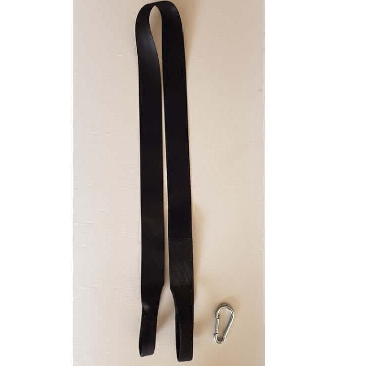 black tree strap and clip - to hang swings