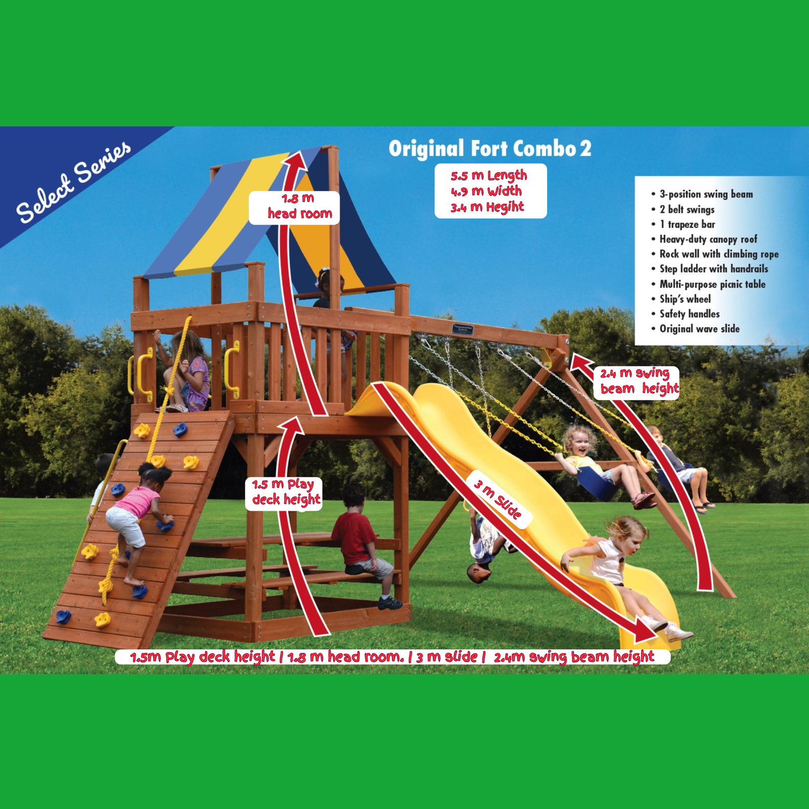 Original Fort 2 & Swingset