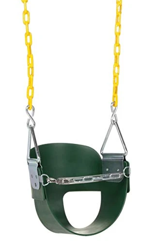 Half Bucket Swing with Chains