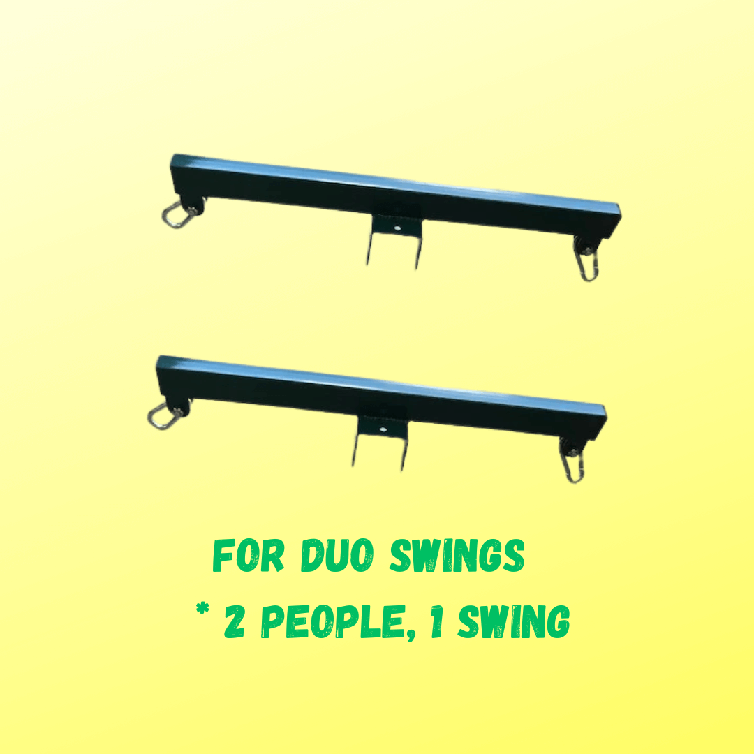 2 powder coated green glider brackets