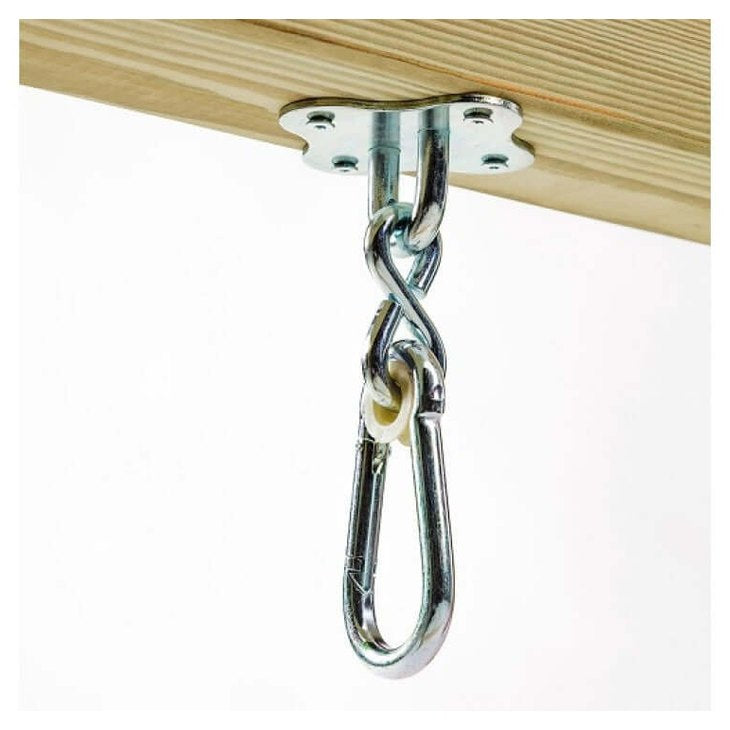 metal indoor swing hook with snap hook