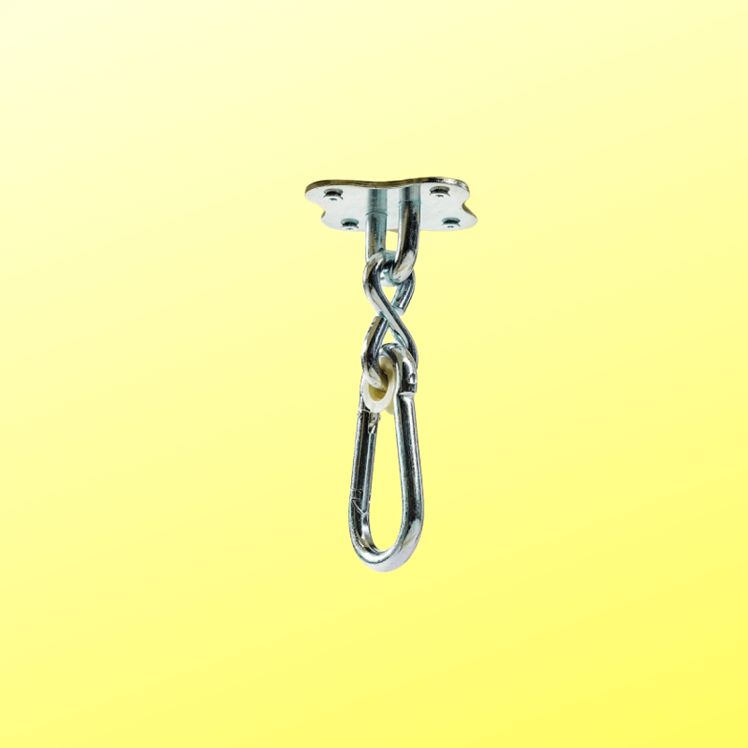 metal indoor swing hook with snap hook