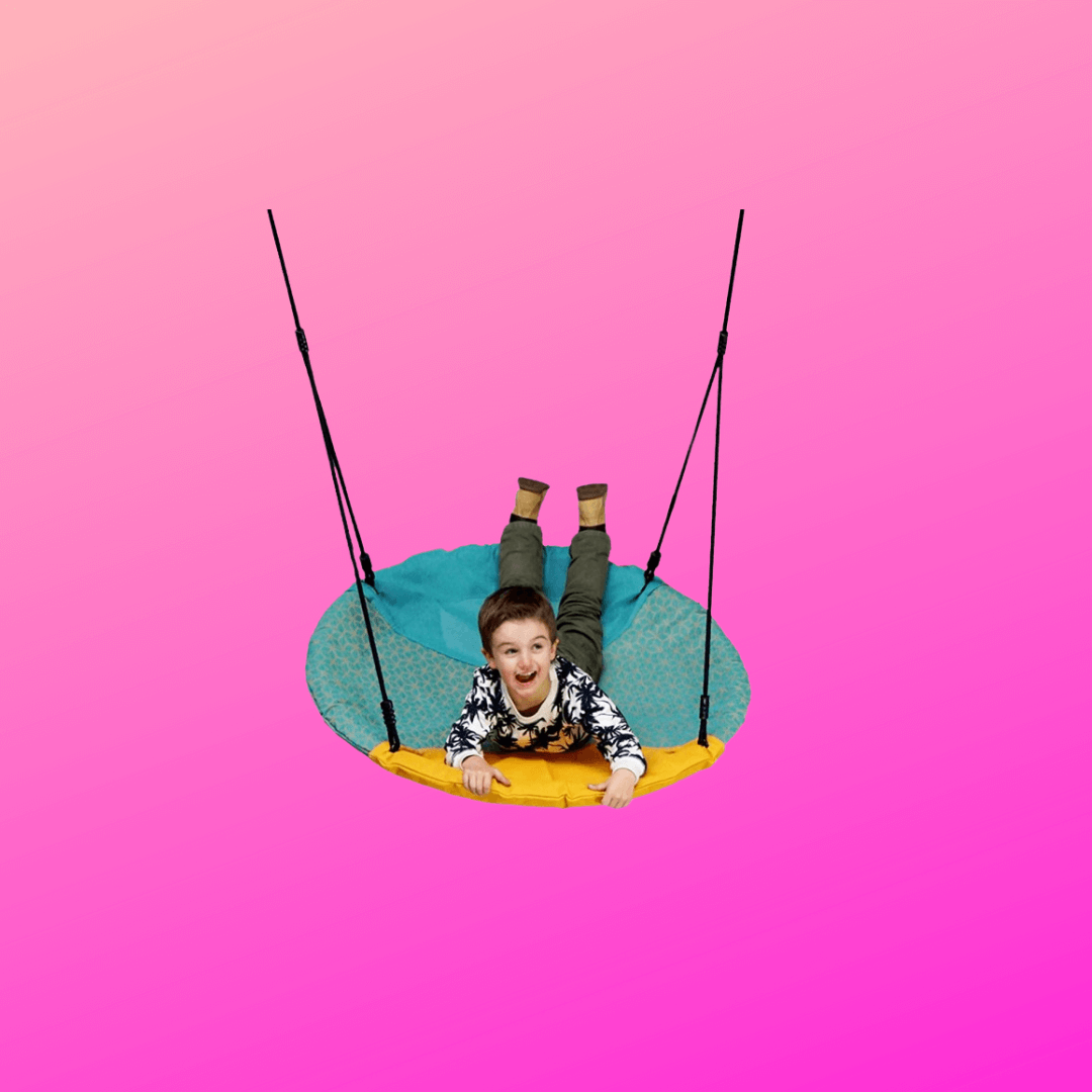 children playing on winkoh and flexible belt swings. Save $120 offer