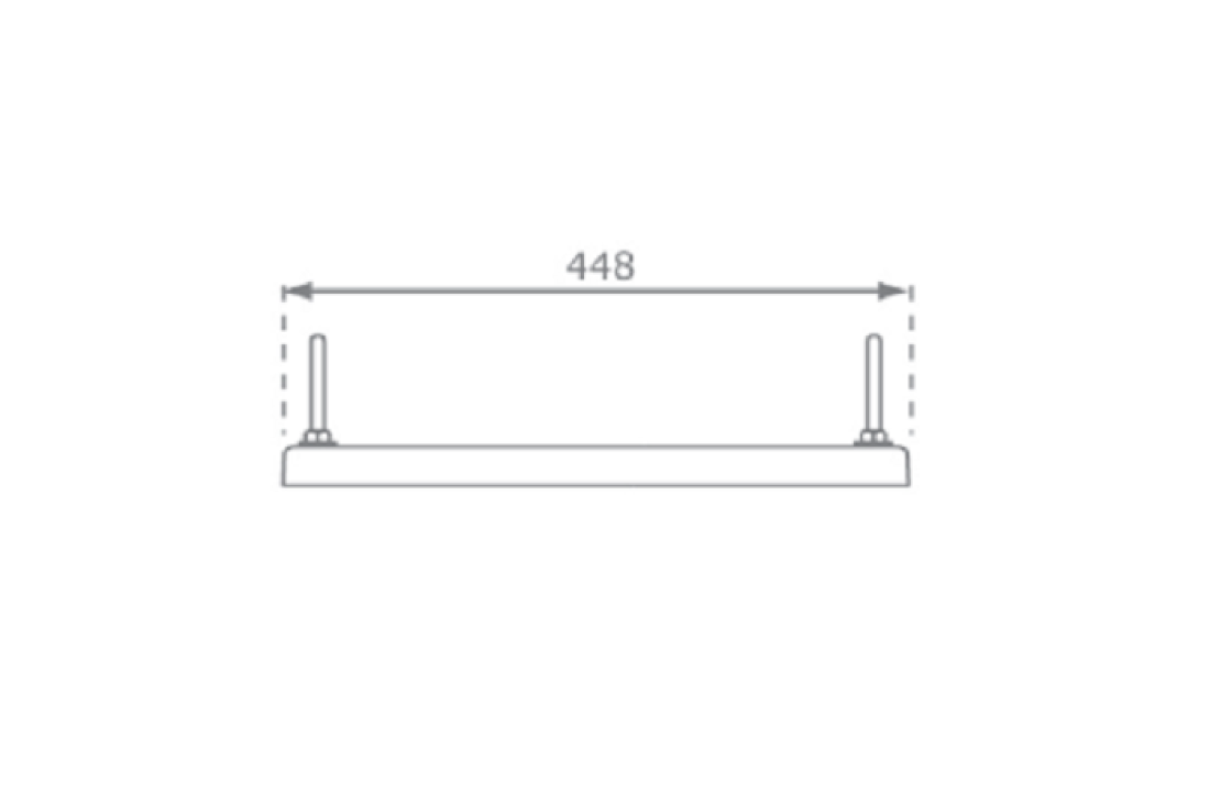 Straight Rubber Swing Seat - KBT