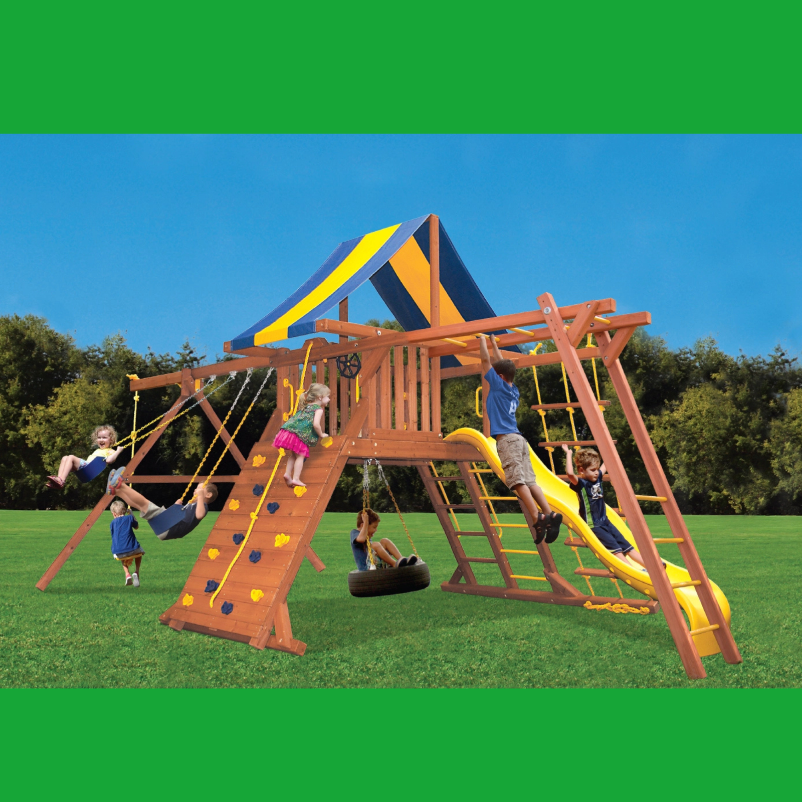 Original Playcentre 3, with swings & monkey bars
