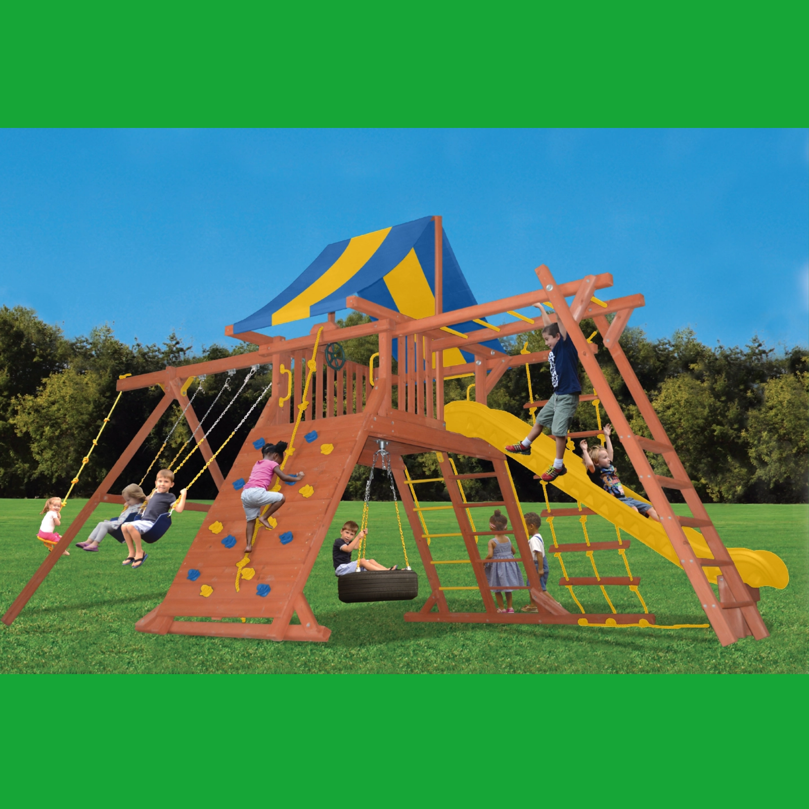 Original Playcentre 3, with swings & monkey bars