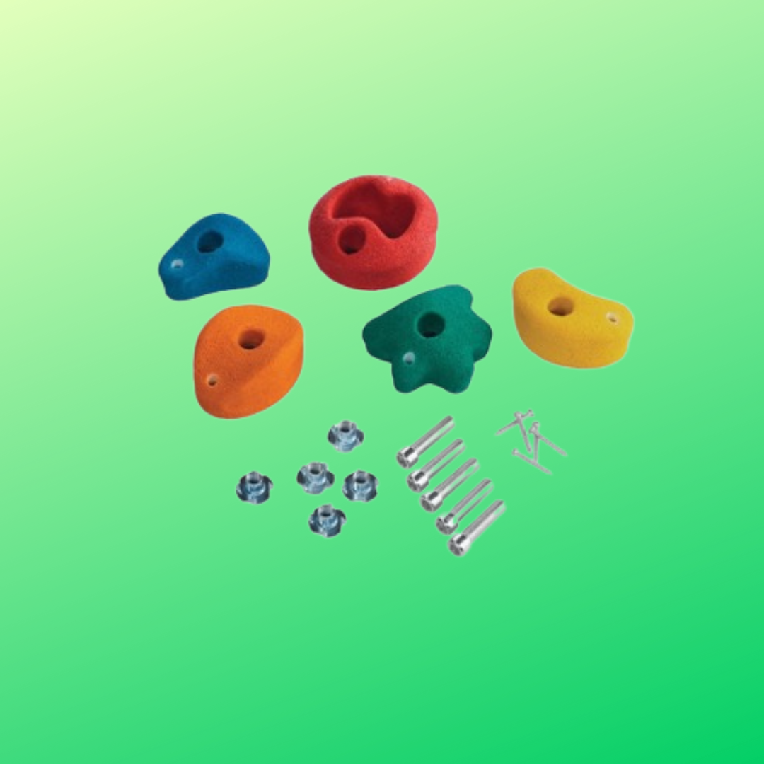 Medium Polyresin Rock Holds – 5 Pack