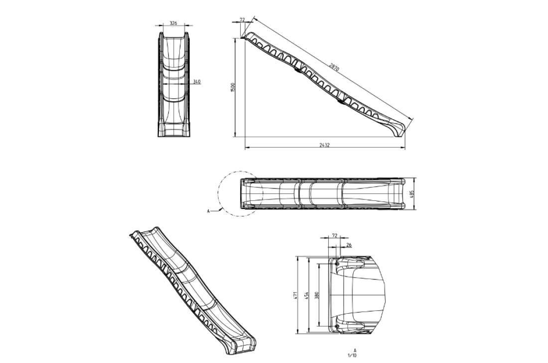 Water Wave Slide 'Rocli' - KBT