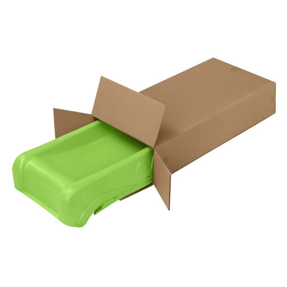 image showing how the rocli slide is packaged for transport