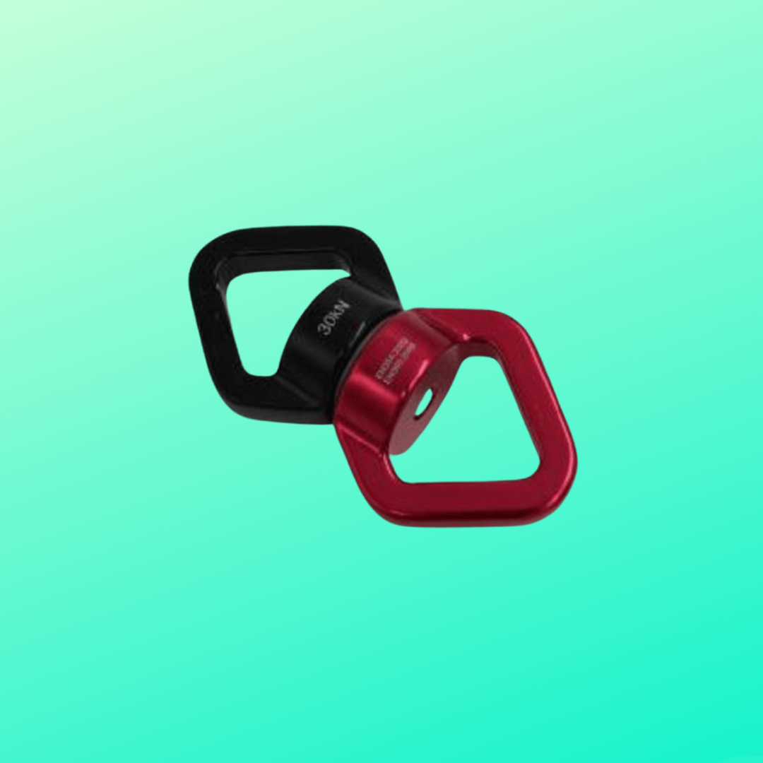 black and red safety swivel to prevent swing lines tangling