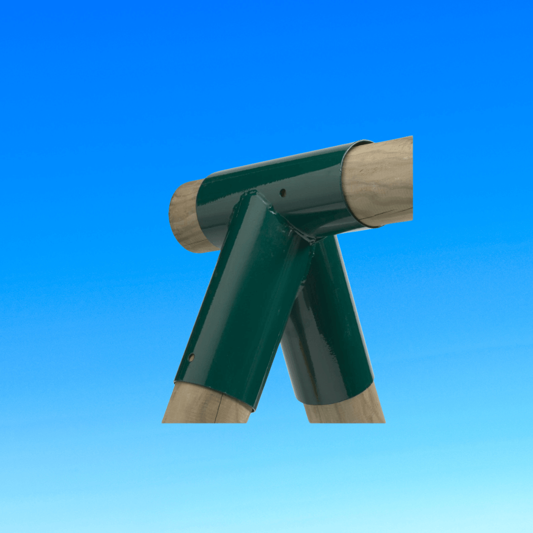green swing corner bracket for legs and beam