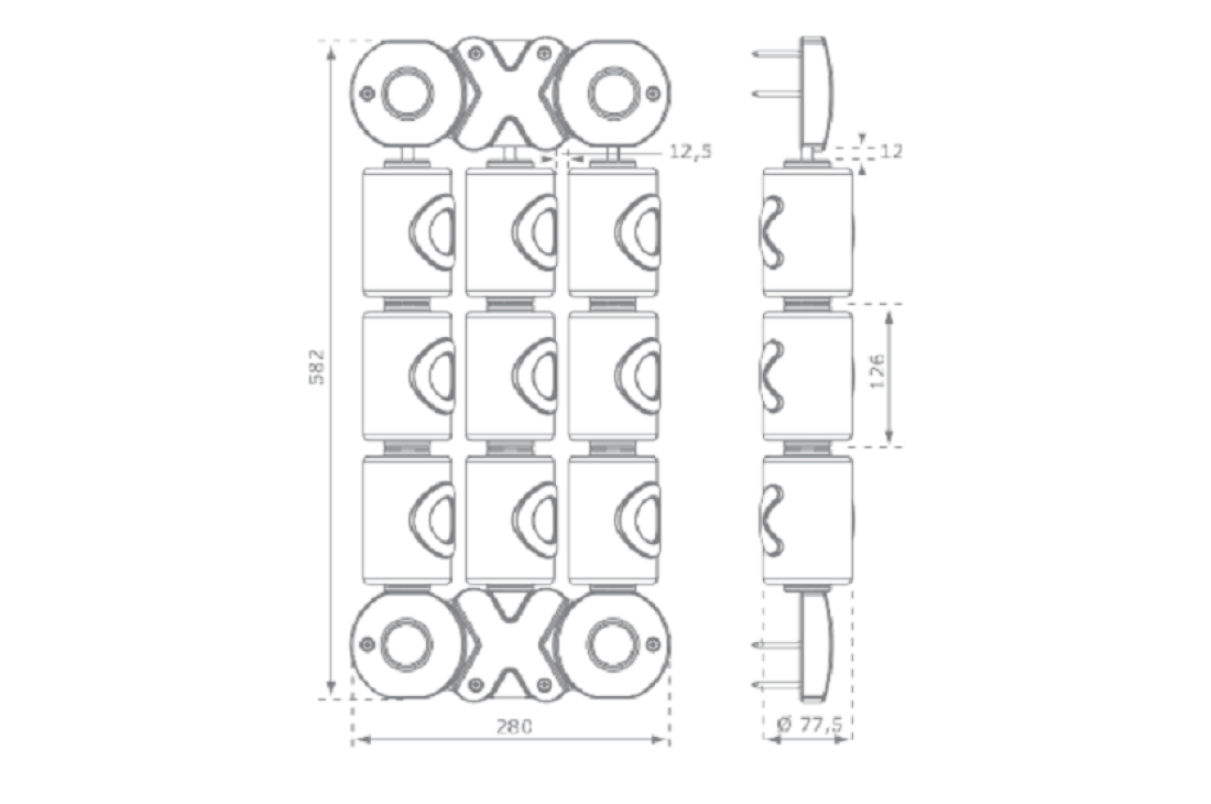 Tic Tac Toe Kit (XOX)