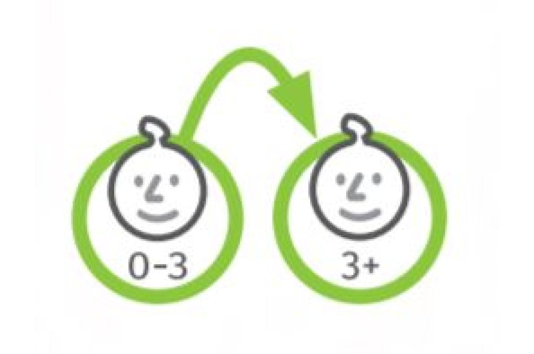 Growing Swing 3in1 Baby to 3+ years