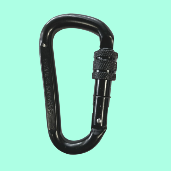 Large Spring Snap Hook Steel Carabiner 11cm with Quarter Turn Locking ...