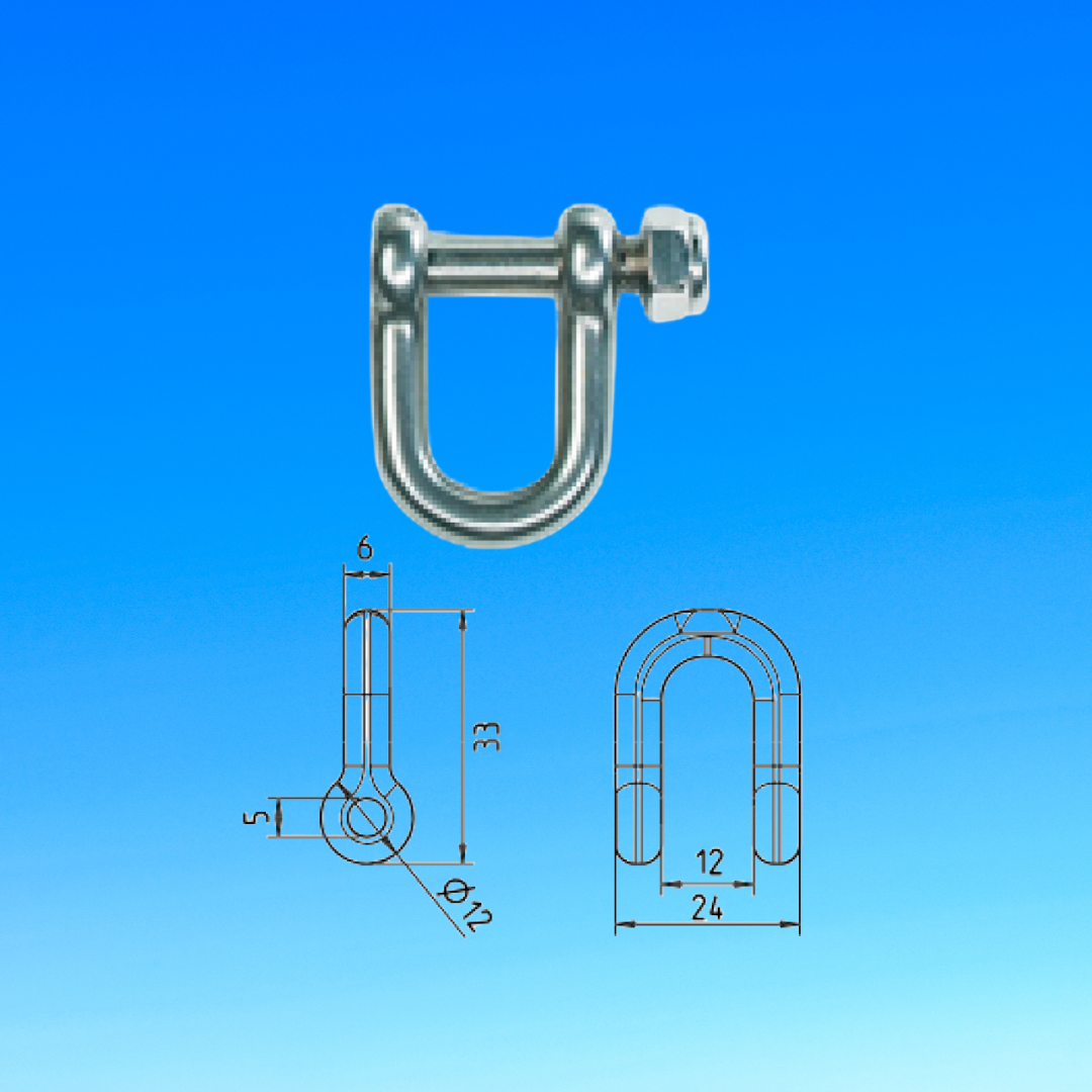 sizing of the d shackle for hanging swings