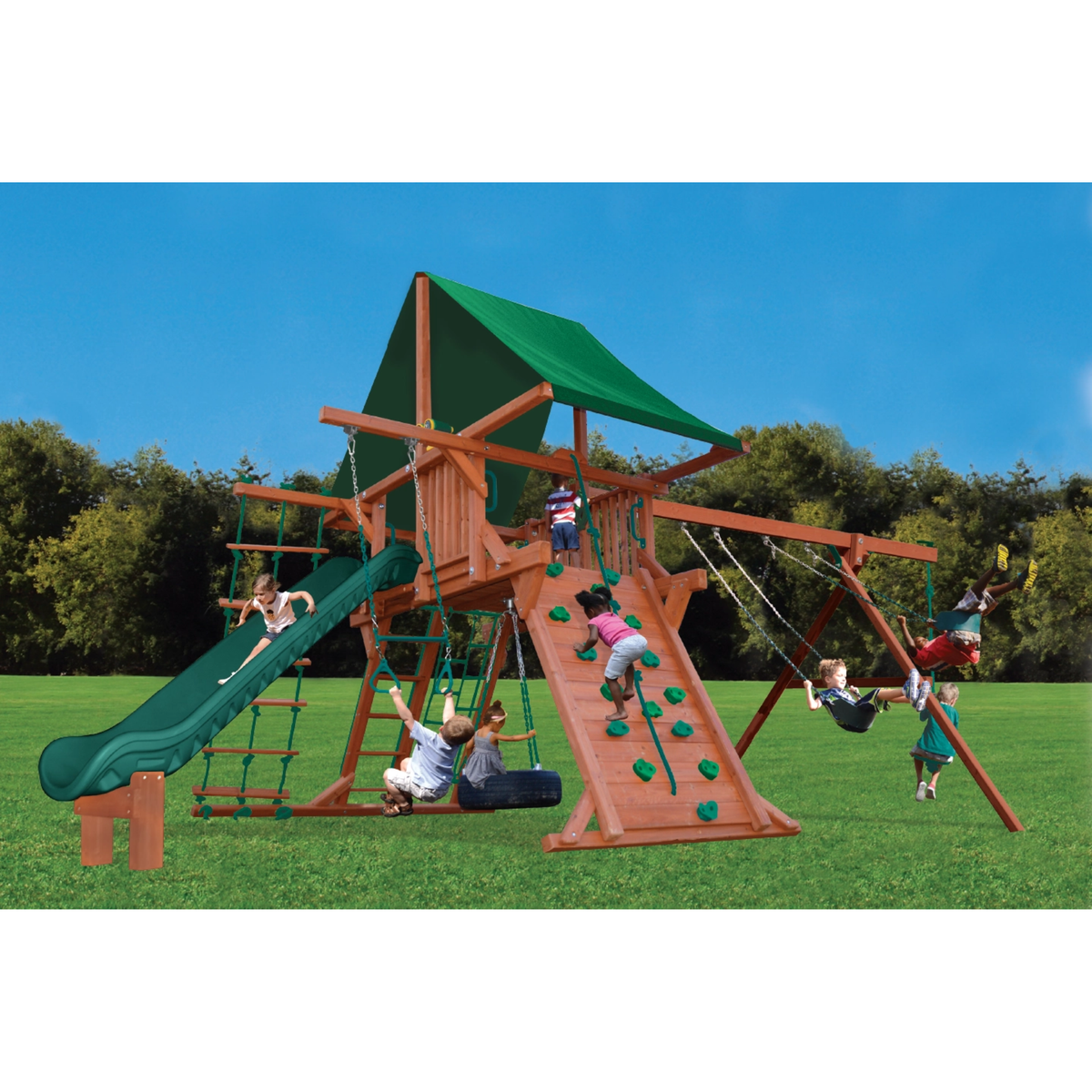 Deluxe Playcentre 2, with swings