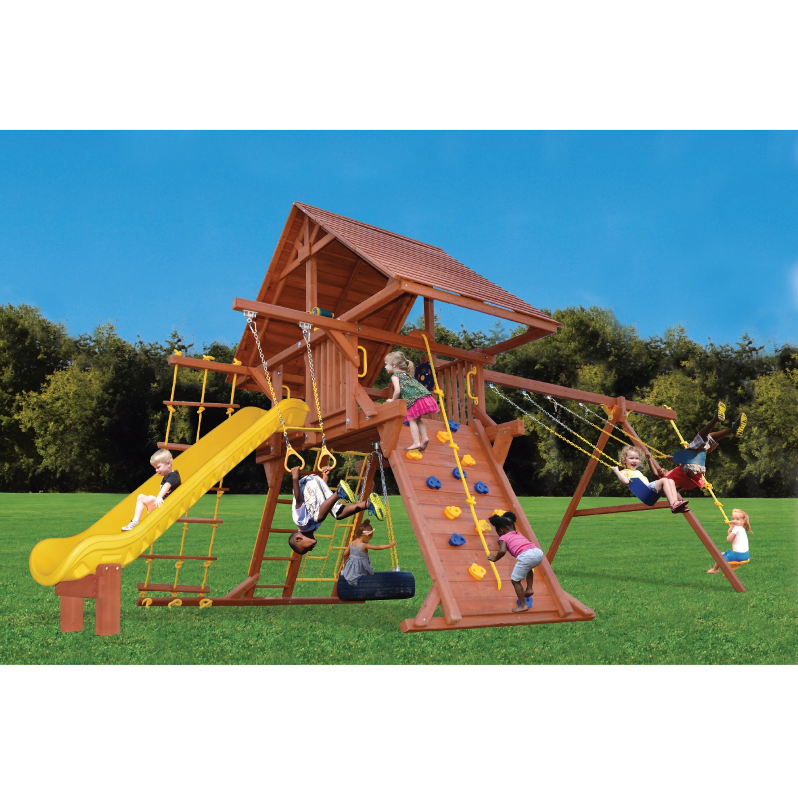 Deluxe Playcentre 2, with swings