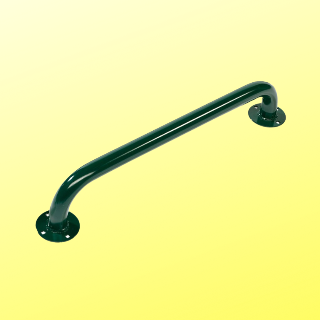 50cm green steel safety handle for playgrounds