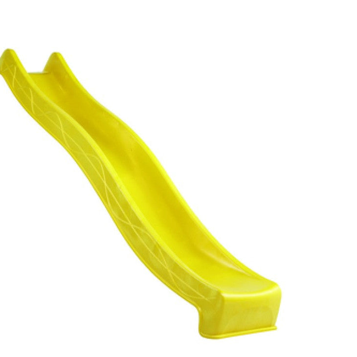 A yellow slide for playgrounds