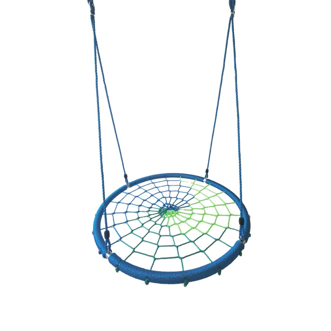 100cm blue and green nest swing