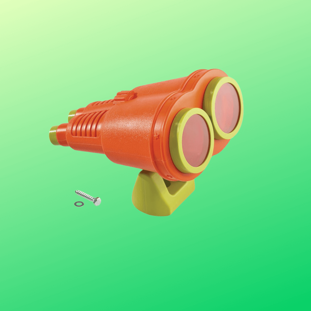 playground jumbo binoculars 'star' in orange colour