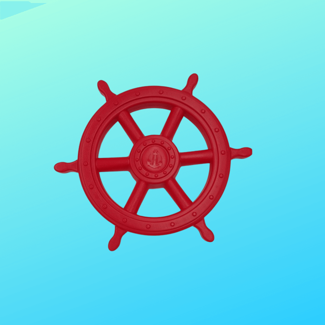 red ship wheel for playground in nz