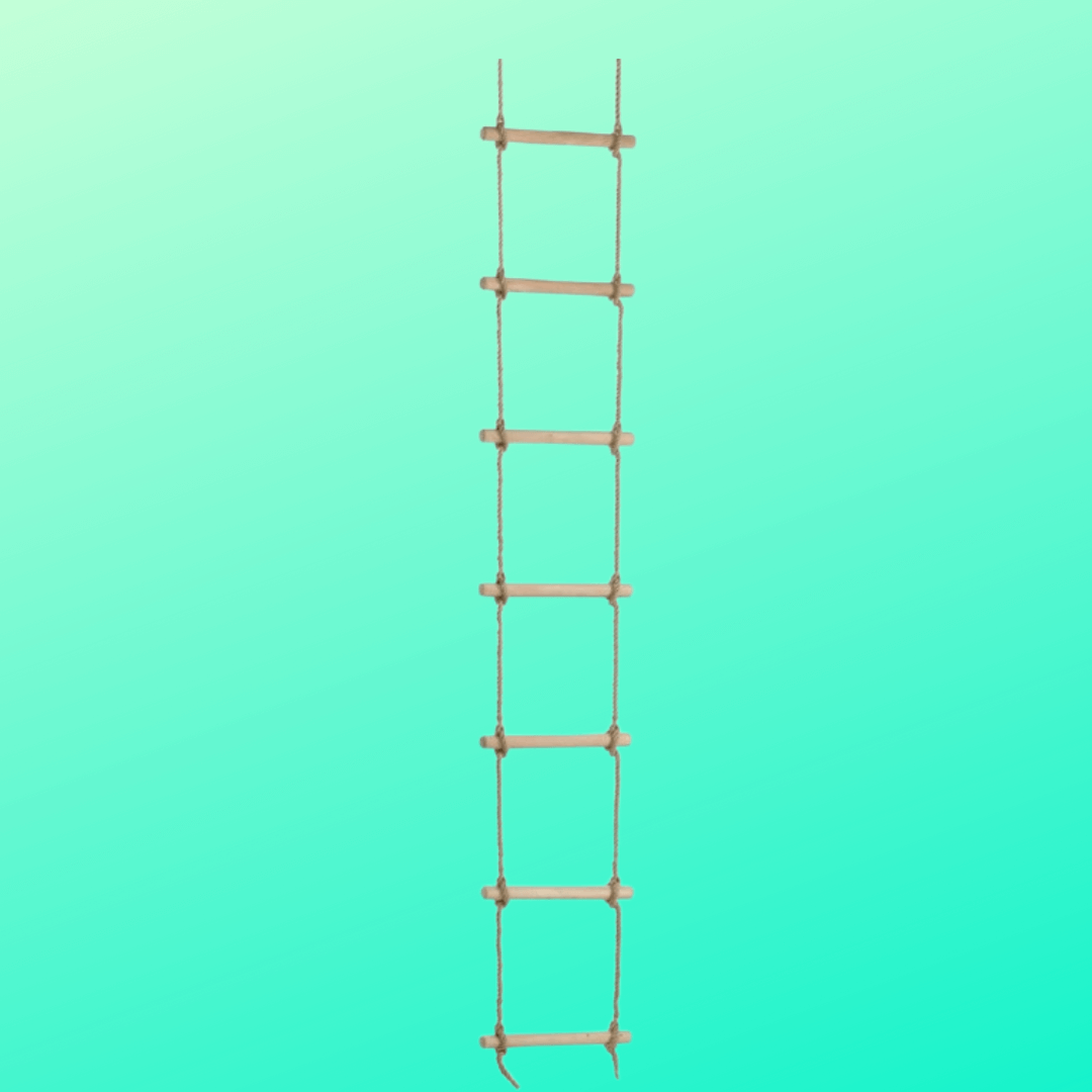 wooden rope ladder 