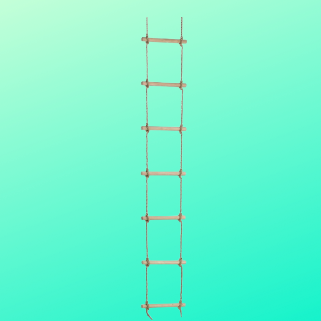 Stylish 7 Rung Rope Ladder