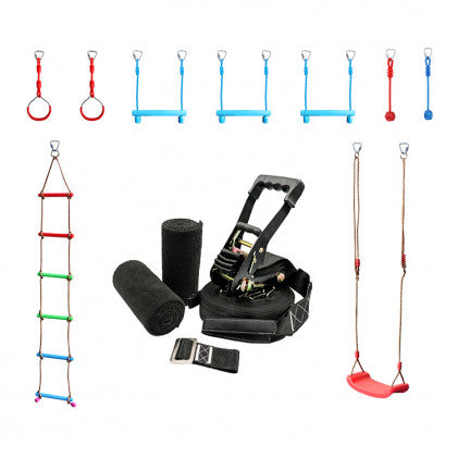 Ninja Slackline – Backyard Obstacle Challenge