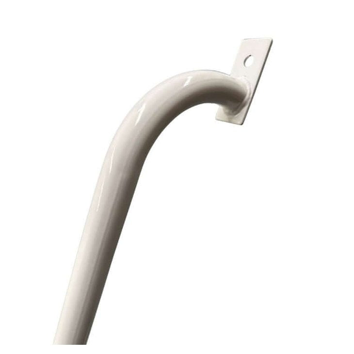 white steel safety handle 90cm long