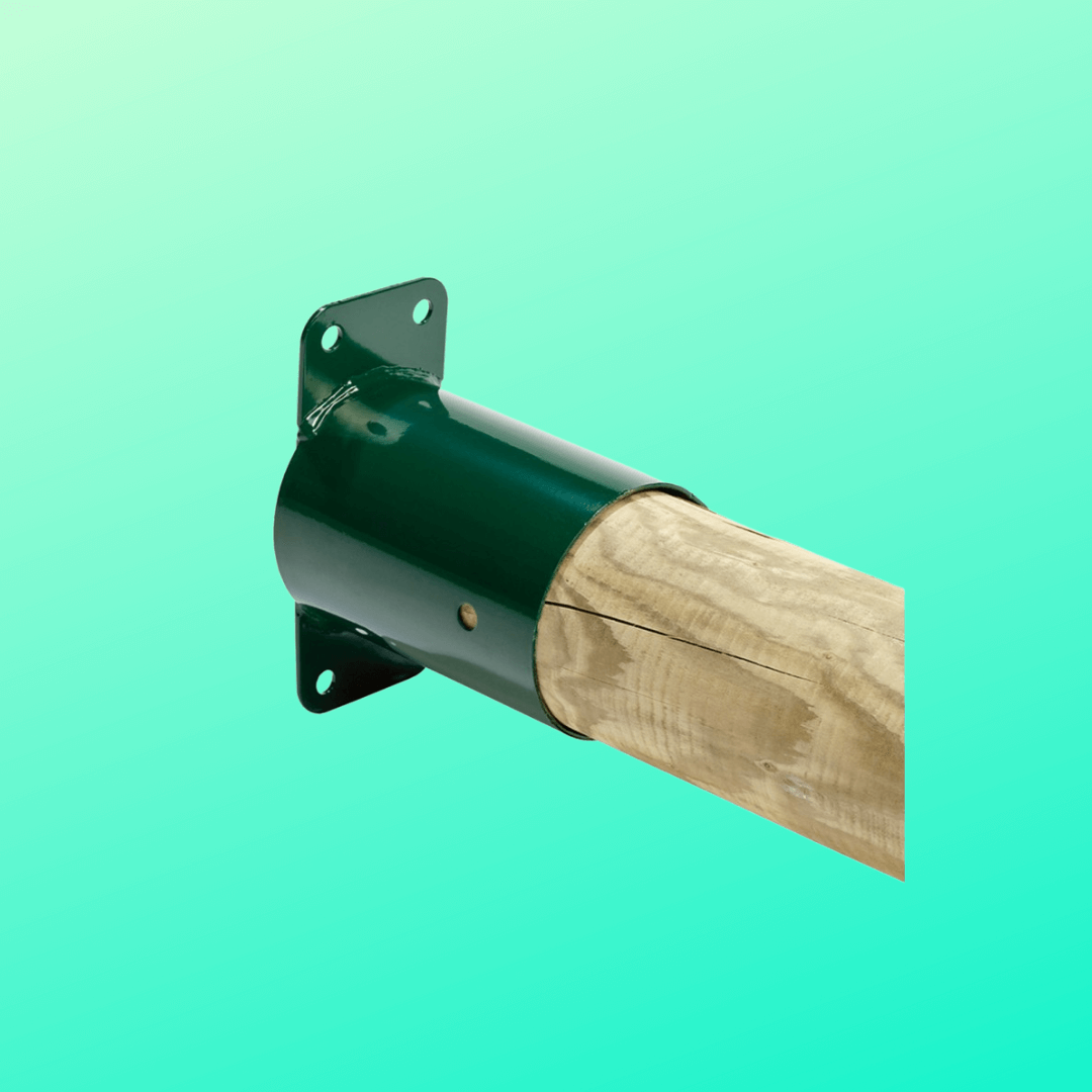 green wall bracket for swing beam corner