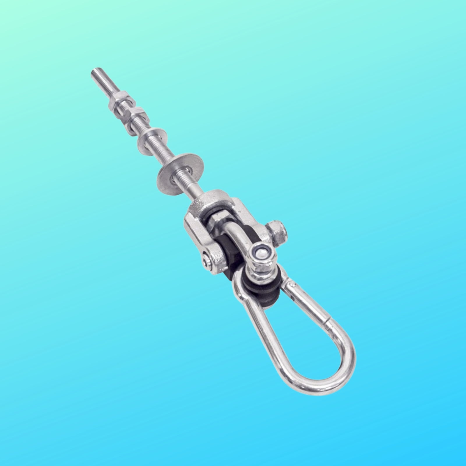 single point swing hanger that allows swing to rotate 360 degrees