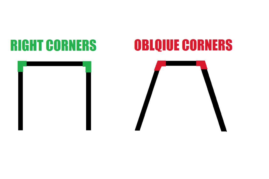 Swing Corner Bracket – Oblique (Square)