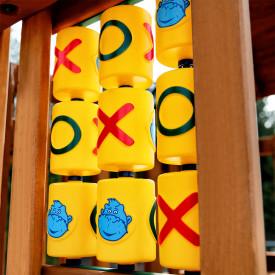 XOX game on wooden kiwiplay playground nz
