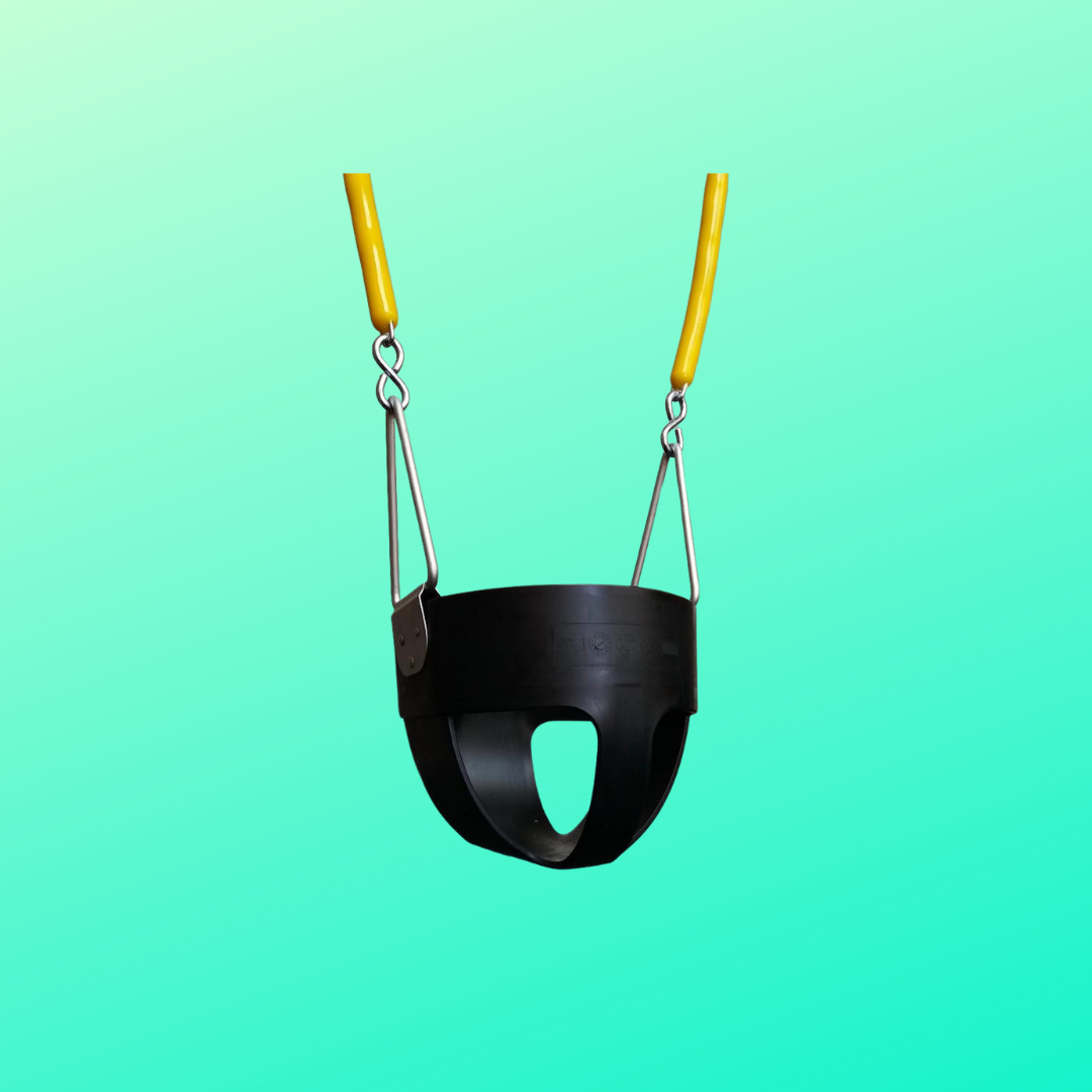 Bucket swing with chains - full bucket