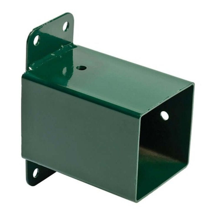 green metal swing corner bracket for swing set